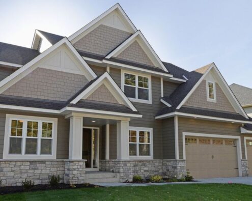 James Hardie Siding installed on a home.