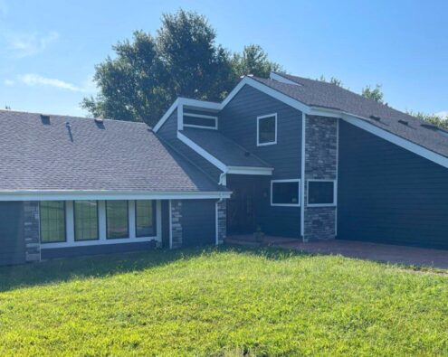 Insulated Siding installed on a home.